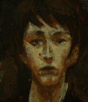 Œuvre contemporaine nommée « Portrait en chocolat », Réalisée par MAXENCE GERARD