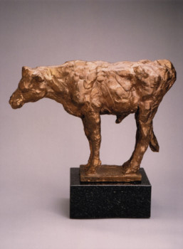 Œuvre contemporaine nommée « CALF », Réalisée par BARAKE SCULPTOR