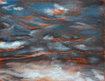 Œuvre contemporaine nommée « ciel d'orage », Réalisée par BARTLET-DROUZY