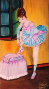 Œuvre contemporaine nommée « La peitite danseuse », Réalisée par KHORRY66