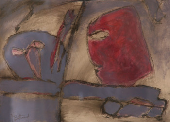Œuvre contemporaine nommée « Drôle d'oiseau », Réalisée par ALAIN BERTHAUD