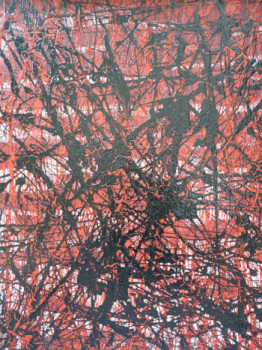 Œuvre contemporaine nommée « Le rouge et le noir », Réalisée par VIE33