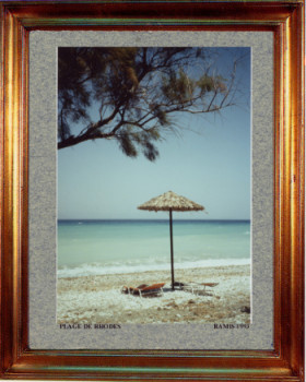 Grèce, une plage de Rhodes 1993 Sur le site d’ARTactif