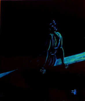 La fille en noir / The girl in black / La donna in nero 2 - VENDU / SOLD / VENDUTO Sur le site d’ARTactif