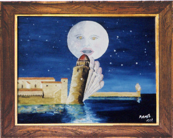 Œuvre contemporaine nommée « Collioure érotique 2001 », Réalisée par EMILE RAMIS