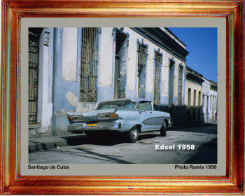 Œuvre contemporaine nommée « Cuba  1998 Ford Edsel 1958 », Réalisée par EMILE RAMIS