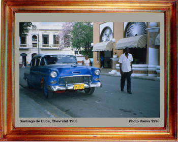 Œuvre contemporaine nommée « Cuba 1998 Chevrolet 1953 », Réalisée par EMILE RAMIS