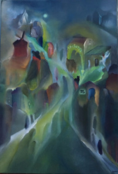 Œuvre contemporaine nommée « Montmartre. », Réalisée par NADINE SANTAMARIA
