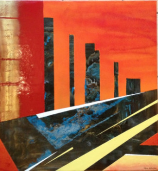 Œuvre contemporaine nommée « Le chemin », Réalisée par FLORE SCHNEIDER