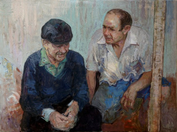 Œuvre contemporaine nommée « GRAND-PERE », Réalisée par SERGIU RUSU