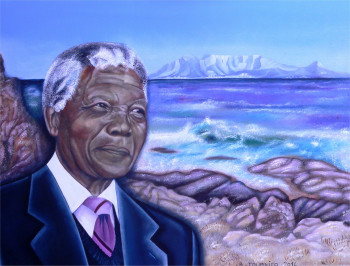 Œuvre contemporaine nommée « A MADIBA », Réalisée par ABERNARDO