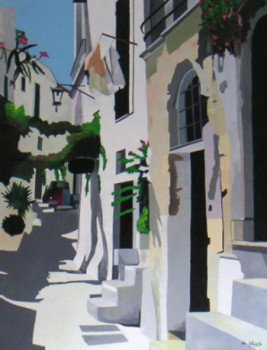 Œuvre contemporaine nommée « OSTUNI », Réalisée par ANNE DU PLANTY