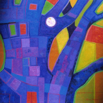 Œuvre contemporaine nommée « La joie du baobab », Réalisée par FRANCE WAGNER