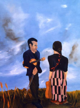 Œuvre contemporaine nommée « Sous le ciel », Réalisée par FéLIX MONGET
