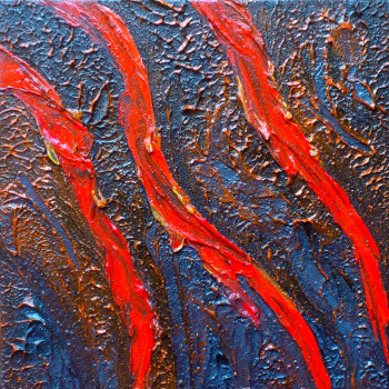 Œuvre contemporaine nommée « Coulee de lave / Lava Flow #14133 », Réalisée par KLARA