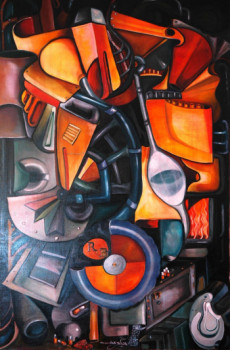 Œuvre contemporaine nommée « LA DESTRUCTION », Réalisée par AMARELY