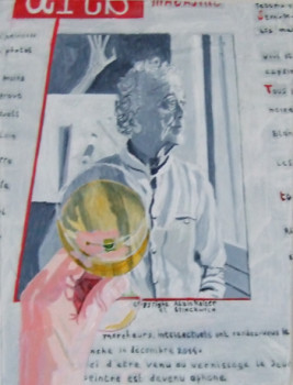 Œuvre contemporaine nommée « Alain+Alain », Réalisée par STINCKWICH