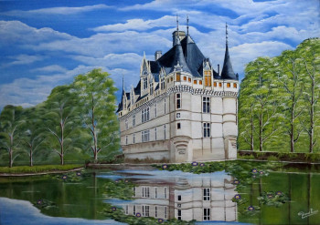 Œuvre contemporaine nommée « Azay le Rideau », Réalisée par GéRARD PACROS