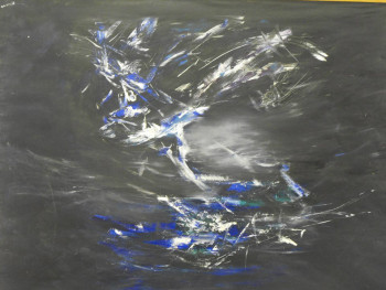 Œuvre contemporaine nommée « vol de nuit / 2500euros », Réalisée par ART-NATHACHA
