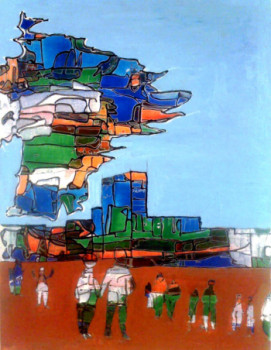 Œuvre contemporaine nommée « Oostende », Réalisée par VILLAGGI