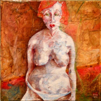Œuvre contemporaine nommée « Topless Blanche », Réalisée par MARAVALPA
