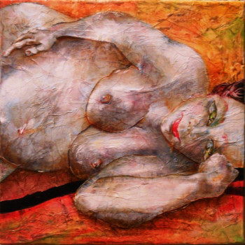 Œuvre contemporaine nommée « Topless Azédine », Réalisée par MARAVALPA