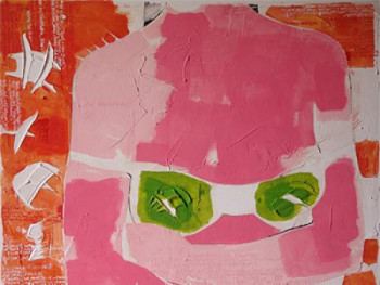 Œuvre contemporaine nommée « Abstraction 223 », Réalisée par LINH HOANG