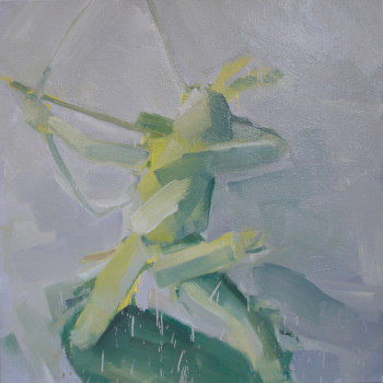 Œuvre contemporaine nommée « Archer vert », Réalisée par FRANCIS KUSTER
