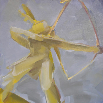 Œuvre contemporaine nommée « Archer jaune », Réalisée par FRANCIS KUSTER