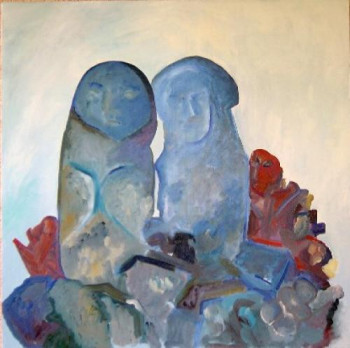 Œuvre contemporaine nommée « duo corsica », Réalisée par IRANE PERKO