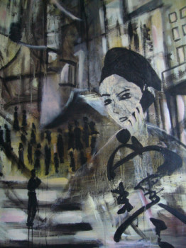 Œuvre contemporaine nommée « Shangaï », Réalisée par ISABELLE VERDENNE