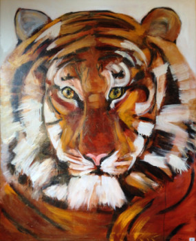 Œuvre contemporaine nommée « Tigre », Réalisée par ISABELLE VERDENNE
