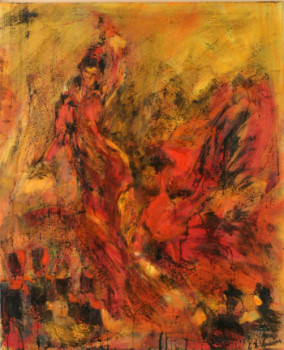 Œuvre contemporaine nommée « El RIitmo del Flamenco », Réalisée par ISABELLE VERDENNE