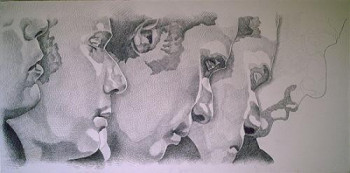 Œuvre contemporaine nommée « quatre gould », Réalisée par JEAN-CHARLES BELLIARD