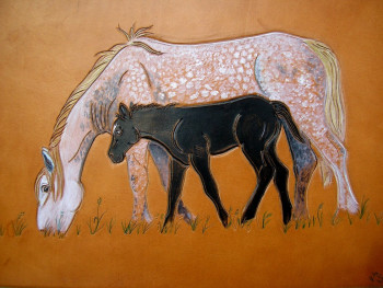 jument et poulain 2005 Sur le site d’ARTactif