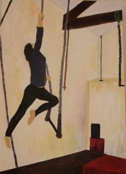 Œuvre contemporaine nommée « trapézio », Réalisée par   MARIA  COUTINHO   /  MARIA  C.