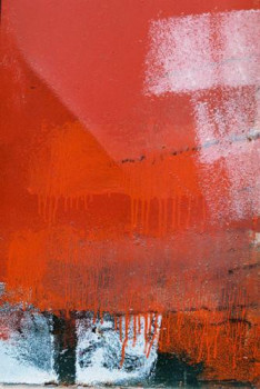 Œuvre contemporaine nommée « peinture sur acier », Réalisée par SERGE CRAMPON