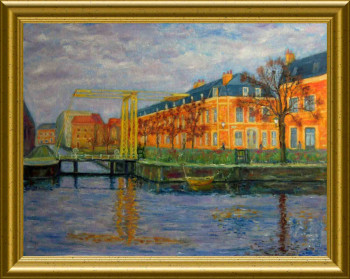 Œuvre contemporaine nommée « Douai - L'anien pont levis Augustin », Réalisée par ARTOIS