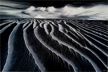 Œuvre contemporaine nommée « Inépuisable mer de sable », Réalisée par MARCO RE