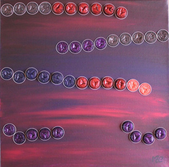 Œuvre contemporaine nommée « s'aventurer », Réalisée par MARIA COUTINHO / MARIA C.
