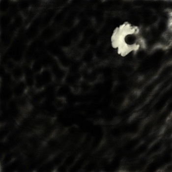 Œuvre contemporaine nommée « Orage noir », Réalisée par ZIA