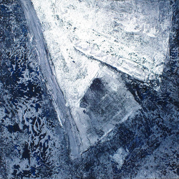 Œuvre contemporaine nommée « Lac glacé / Icy Water #15010 », Réalisée par KLARA