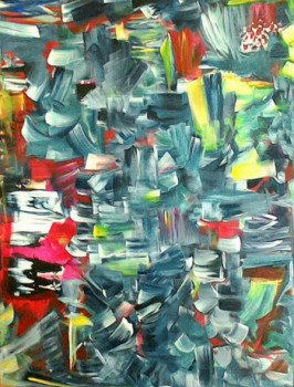 Œuvre contemporaine nommée « Abstraction », Réalisée par NINON