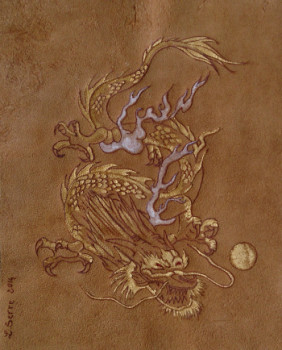 Œuvre contemporaine nommée « Dragon », Réalisée par LAURENT SERRE