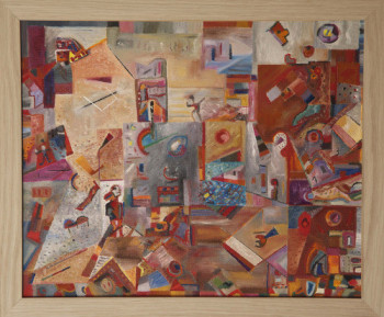 Œuvre contemporaine nommée « La reconstruction », Réalisée par LAURENCE LALFERT