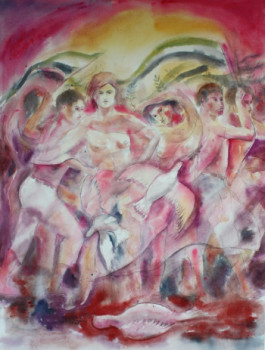 Œuvre contemporaine nommée « Hymne à la liberté », Réalisée par MARWANART