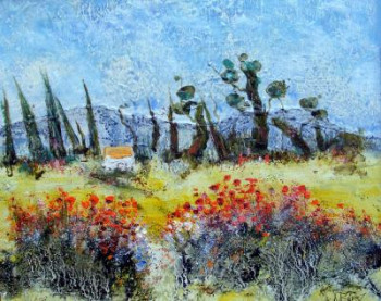 Œuvre contemporaine nommée « Provence », Réalisée par ALBUR