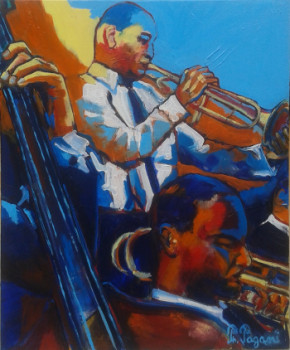 Œuvre contemporaine nommée « Jazz-band », Réalisée par PHILOU