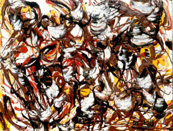 Œuvre contemporaine nommée « Mémoire blessée. », Réalisée par TAZI