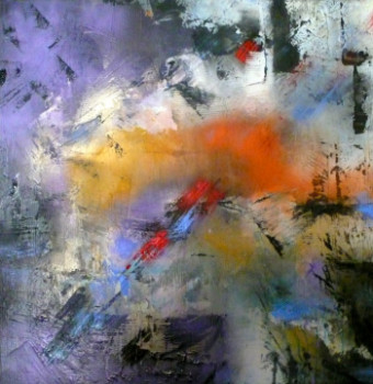 Œuvre contemporaine nommée « Peintures acrylique, technique mixte. 2 », Réalisée par PATRICK CHARRIER